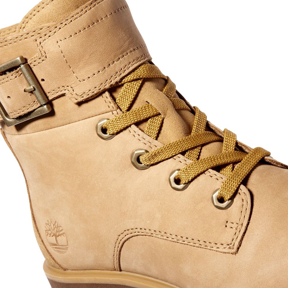 Botines Timberland Mujer Kori Park Buckle Marrones - Chile ICL-815069